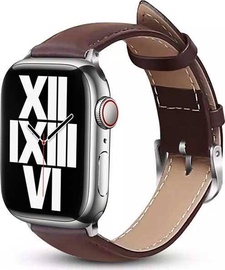 Siksniņa Crong Apple Watch Genuine Leather Band 42/44/45/49 mm (Espresso), brūna