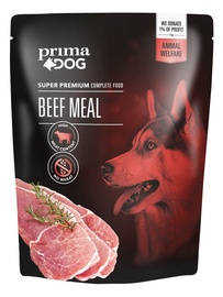 Mitrā barība (konservi) suņiem PRIMADOG, liellopa gaļa, 0.6 kg