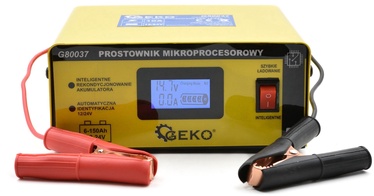 Зарядное устройство Geko G80037, 12 - 24 В, 10 а