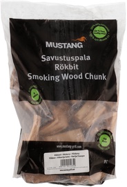 Aromātiskas zāģu skaidas Mustang Hickory Smoking Chuncks 324285, 8 l, brūna