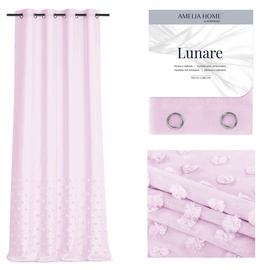 Dienas aizkari AmeliaHome Lunare, rozā, 140 cm x 270 cm