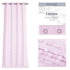 Dienas aizkari AmeliaHome Lunare, rozā, 140 cm x 270 cm