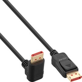 Juhe InLine Downward Angled DisplayPort 17152U, must, 2 m