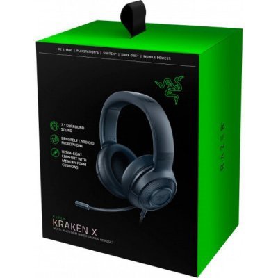 Проводные наушники Razer Kraken X, черный