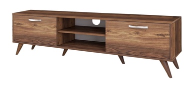 TV galds Kalune Design A9 - 221, valriekstu, 180 cm x 35 cm x 48.6 cm