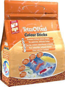 Maistas žuvims Tetra Pond Color Sticks, 4 l