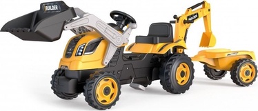 Трактор Smoby Max, черный/желтый