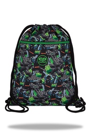 Apavu soma CoolPack Block, melna/zaļa, 34 cm x 42 cm x 10 cm