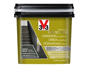 Grindų dažai V33 Renovation Perfection Floor, tamsaus grafito, 0.75 l