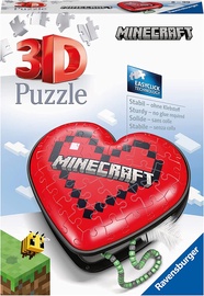 3D пазл Ravensburger Minecraft Heart 11285, 10.3 см x 11.2 см