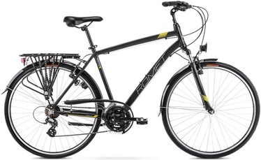 Velosipēds tūristu Romet Wagant Tourism, 28 ", 21" rāmis, zelta/melna