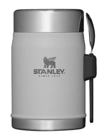 Termoss pārtikai Stanley Classic Legendary Food Jar + Spork, 0.4 l, pelēka