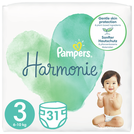 Sauskelnės Pampers Harmonie, 3 dydis, 6 - 10 kg, 31 vnt.