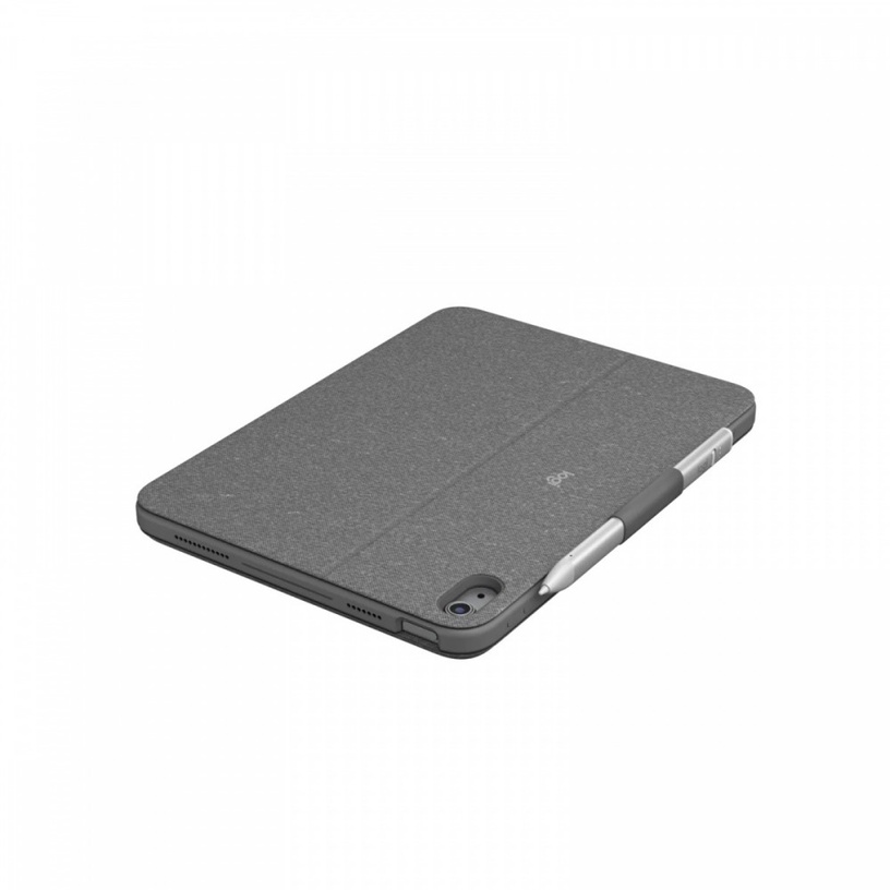 Klaviatuur Logitech Combo Touch Keyboard Case Apple iPad 10th Gen, Inglise (UK), hall, juhtmeta