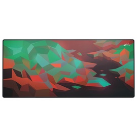 Peles paliktnis Xtrfy GP5 Litus XL, 920 mm x 400 mm x 3 mm, sarkana/zaļa