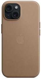 Telefono dėklas Apple FineWoven With MagSafe, iPhone 15, ruda