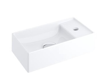 Vannas istabas izlietne Ravak Veda Slim 400, keramika, 400 mm x 220 mm x 220 mm