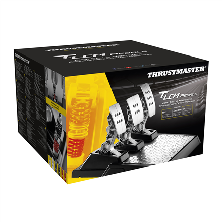 Игровой руль Thrustmaster T-LCM Pedals, серебристый