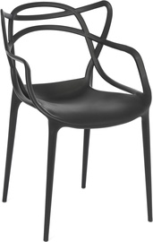 Садовый стул OTE Korsyka, графитовый, 55 см x 51.5 см x 82.5 см