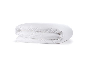 Пуховое одеяло Masterjero Natural Feather WARM, 200x220 cm, белый
