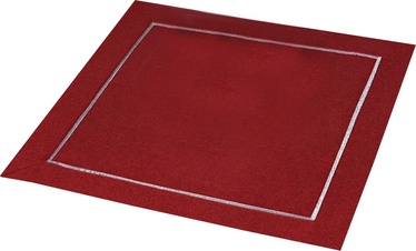 Salvete kvadrāta 8o7, sarkana, 20 x 20 cm