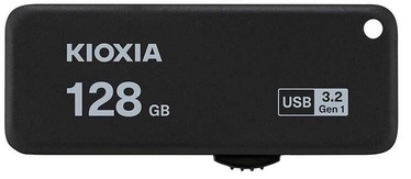 USB atmintinė Kioxia TransMemory U365, juoda, 128 GB