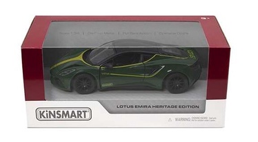 Bērnu rotaļu mašīnīte Kinsmart Heritage Edition Lotus Emira, zaļa