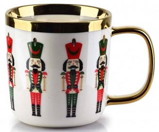 Ziemassvētku krūze AffekDesign Santa Lila, daudzkrāsaina, 0.36 l