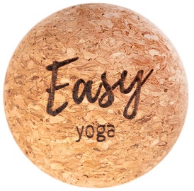 Masāžas bumbiņa Easy Cork Massage Ball, brūna, 50 mm