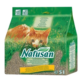 Kaķu pakaiši organiskās (cementējošās) Natursan, 5 l