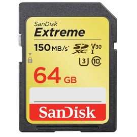 Atmiņas karte SanDisk Extreme 64GB SDXC UHS-I U3 Class 10
