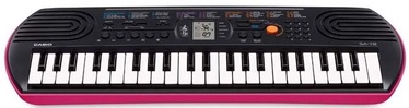 MIDI klaviatuur Casio SA-78, must/roosa