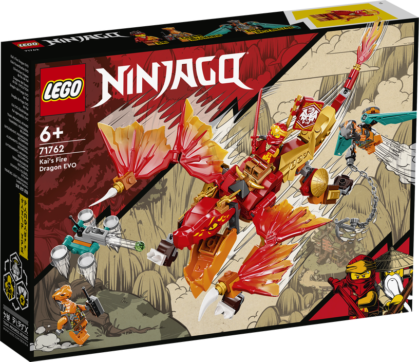 Konstruktor LEGO® NINJAGO® Kai tuledraakon EVO 71762, 204 tk