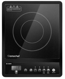 Lauapliit induktsiooni- Amzchef CB09K, 2000 W, must