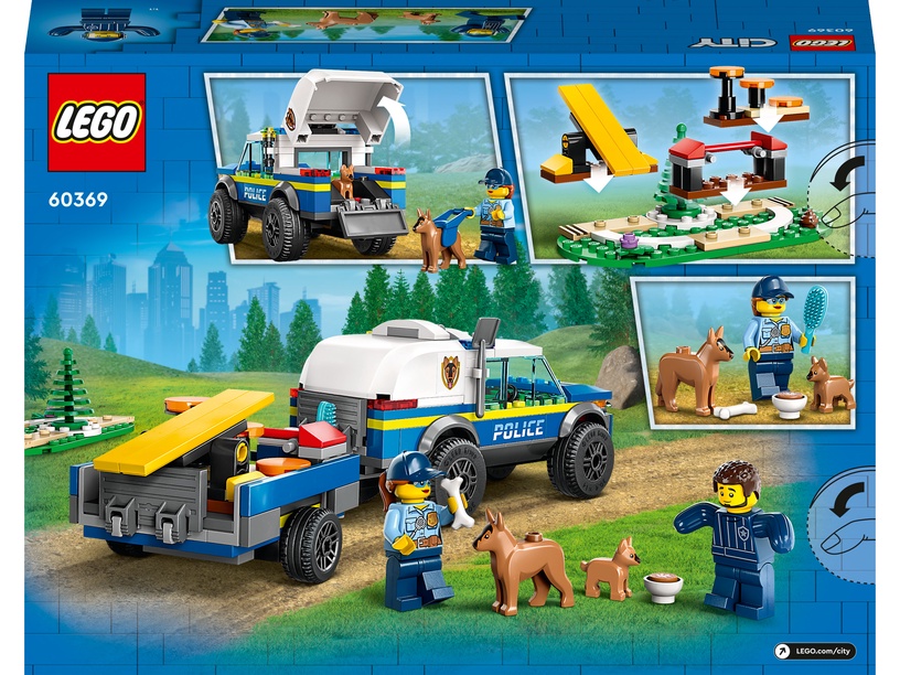 Konstruktor LEGO® City Mobiilne politseikoera treening 60369, 197 tk