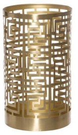 Küünlahoidja 4Living Hurricane Labyrinth, metall, Ø 15 cm, 26 cm, kuldne
