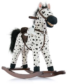 Šūpojošā rotaļlieta Milly Mally Mustang, balta/melna (bojāts iepakojums)