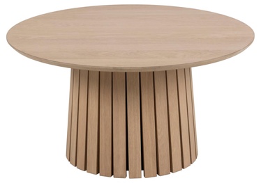 Журнальный столик Actona Christo Round, дубовый, 800 мм x 800 мм x 420 мм
