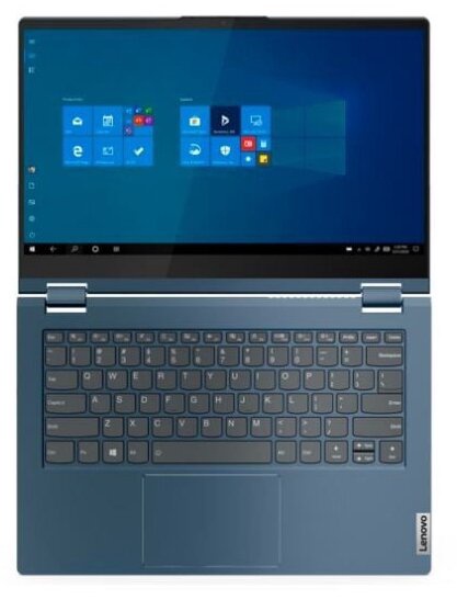 Sülearvuti Lenovo ThinkBook 14s Yoga G2 IAP 21DM002MPB, i7-1255U, 8 GB, 512 GB, 14 ", Intel Iris Xe Graphics, sinine