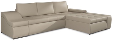 Nurgadiivan Ontario Soft 33, hele pruun, parem, 200 x 296 cm x 88 cm