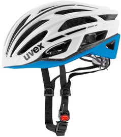 Шлемы велосипедиста универсальный Uvex 5 Race, синий/белый/черный, 52-56 см