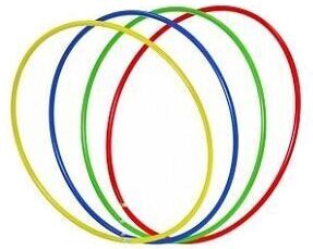 Hula hoop vingrošanas riņķi Yate M03585 Assorted, 900 mm, 0.30 kg