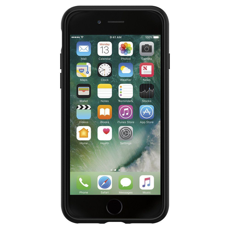 Telefono dėklas Spigen, iPhone 7/Apple iPhone 8/Apple iPhone SE 2020, juoda