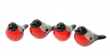 Декорация Squirrels Set 213579, керамика, черный/красный