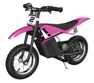 Rotaļlietu bezvadu motocikls Razor Dirt Rocket MX125, melna/rozā