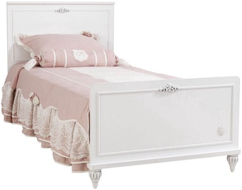 Vaikiška lova viengulė Kalune Design Single Bedstead Romantica, balta, 212 x 101 cm