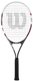 Теннисная ракетка Wilson Fusion XL WR090810U3, белый/черный/красный