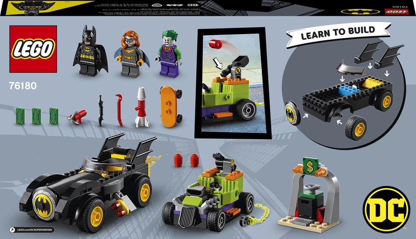 Конструктор LEGO DC Бэтмен против Джокера: погоня на Бэтмобиле 76180, 136 шт.