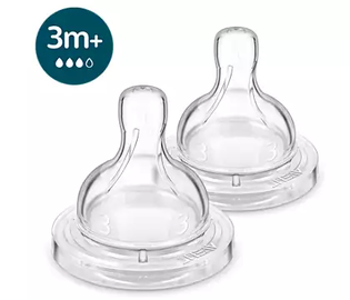 Knupītis Philips Avent Anti-Colic Nipple, 3 mēn., 2 gab.