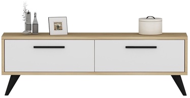 TV-laud Kalune Design Melisa, pruun/valge, 120 cm x 29.6 cm x 45 cm